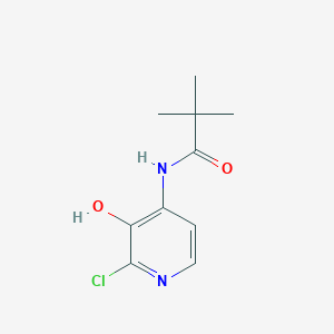 molecular formula C10H13ClN2O2 B1320945 N-(2-Chloro-3-hydroxypyridin-4-yl)pivalamide CAS No. 1021339-26-3