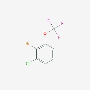 molecular formula C7H3BrClF3O B1320946 1-Bromo-2-chloro-6-(trifluoromethoxy)benzene CAS No. 1805185-81-2
