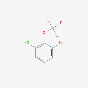 molecular formula C7H3BrClF3O B1320948 1-Bromo-3-chloro-2-(trifluoromethoxy)benzene CAS No. 1804384-38-0