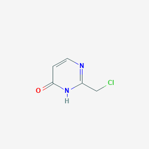 molecular formula C5H5ClN2O B1320950 2-(氯甲基)嘧啶-4(3H)-酮 CAS No. 944905-88-8
