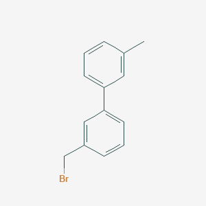 molecular formula C14H13B B1320951 3-(Bromomethyl)-3'-methyl-1,1'-biphenyl CAS No. 76350-82-8