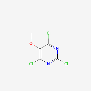 molecular formula C5H3Cl3N2O B1320953 2,4,6-Trichloro-5-methoxypyrimidine CAS No. 60703-46-0