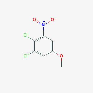 molecular formula C7H5Cl2NO3 B1320957 3,4-二氯-5-硝基苯甲醚 CAS No. 1804897-05-9