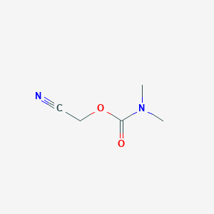 molecular formula C5H8N2O2 B132096 cyanomethyl N,N-dimethylcarbamate CAS No. 153648-59-0