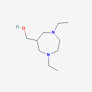 molecular formula C10H22N2O B13209605 (1,4-Diethyl-1,4-diazepan-6-yl)methanol 