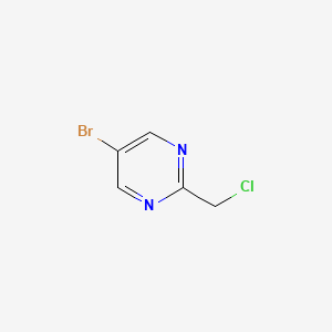 molecular formula C5H4BrClN2 B1320968 5-bromo-2-(chloromethyl)Pyrimidine CAS No. 944900-08-7