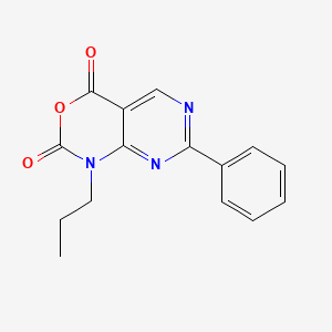 molecular formula C15H13N3O3 B1320971 7-phenyl-1-propyl-1H-pyrimido[4,5-d][1,3]oxazine-2,4-dione CAS No. 76360-59-3