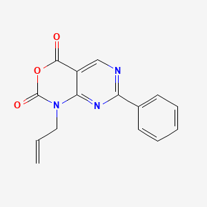 molecular formula C15H11N3O3 B1320974 1-allyl-7-phenyl-1H-pyrimido[4,5-d][1,3]oxazine-2,4-dione CAS No. 76360-66-2