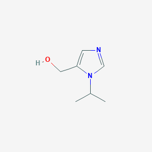 molecular formula C7H12N2O B1320979 (1-Isopropyl-1H-imidazol-5-YL)methanol CAS No. 80304-46-7
