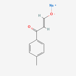 molecular formula C10H9NaO2 B13209894 sodium (1E)-3-(4-methylphenyl)-3-oxoprop-1-en-1-olate 