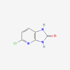 molecular formula C6H4ClN3O B1320990 5-Chloro-1H-imidazo[4,5-b]pyridin-2(3H)-one CAS No. 40851-98-7