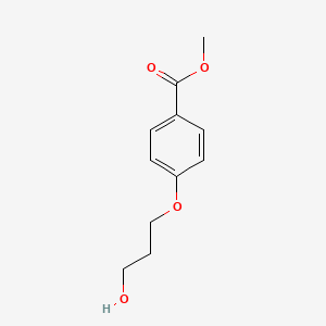 molecular formula C11H14O4 B1320991 Methyl 4-(3-hydroxypropoxy)benzoate CAS No. 3981-65-5