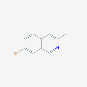 molecular formula C10H8BrN B1321007 7-Bromo-3-methylisoquinoline CAS No. 1416713-25-1