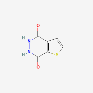 molecular formula C6H4N2O2S B1321008 5,6-二氢噻吩并[2,3-d]嘧啶-4,7-二酮 CAS No. 91533-21-0