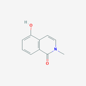 molecular formula C10H9NO2 B1321016 5-羟基-2-甲基异喹啉-1(2H)-酮 CAS No. 42792-98-3