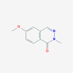 molecular formula C10H10N2O2 B13210254 6-Methoxy-2-methyl-1,2-dihydrophthalazin-1-one 