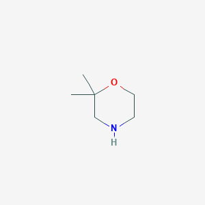 molecular formula C6H13NO B132103 2,2-Dimethylmorpholine CAS No. 147688-58-2