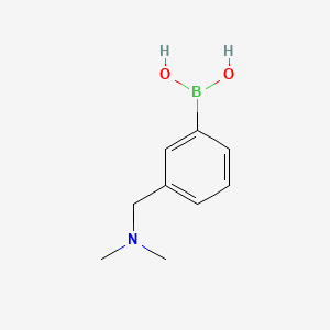 molecular formula C9H14BNO2 B1321032 3-((二甲氨基)甲基)苯硼酸 CAS No. 819849-22-4