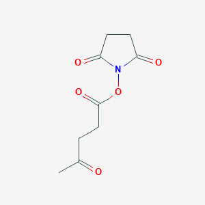 molecular formula C9H11NO5 B1321035 2,5-Dioxopyrrolidin-1-yl 4-oxopentanoate CAS No. 334616-59-0