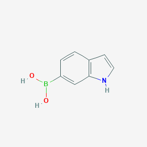 molecular formula C8H8BNO2 B132104 Indole-6-boronic acid CAS No. 147621-18-9