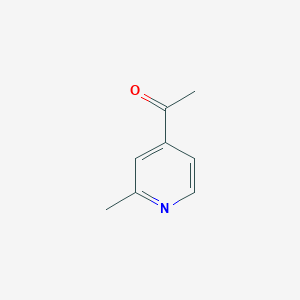 molecular formula C8H9NO B1321041 4-Acetyl-2-methylpyridine CAS No. 2732-28-7
