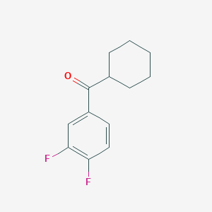Cyclohexyl 3,4-difluorophenyl ketone