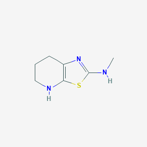 molecular formula C7H11N3S B13210717 N-Methyl-4H,5H,6H,7H-[1,3]thiazolo[5,4-b]pyridin-2-amine 