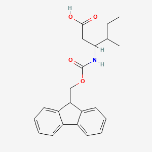 molecular formula C22H25NO4 B13210873 Fmoc-beta-homoisoleucine 