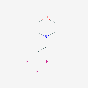 molecular formula C7H12F3NO B13210880 4-(3,3,3-Trifluoropropyl)morpholine 