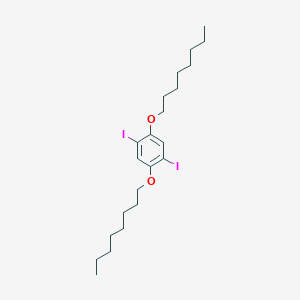 molecular formula C22H36I2O2 B132109 1,4-Diiodo-2,5-bis(octyloxy)benzene CAS No. 145483-68-7