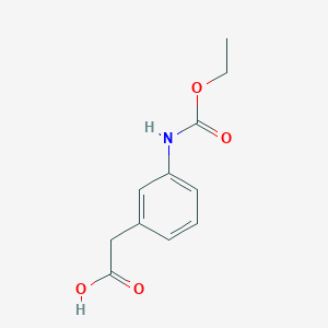 (3-Ethoxycarbonylaminophenyl)acetic acid