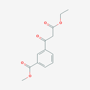 molecular formula C13H14O5 B1321102 3-(3-methoxycarbonylphenyl)-3-oxopropanoic Acid Ethyl Ester 