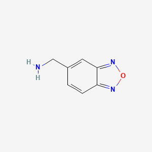 molecular formula C7H7N3O B1321104 2,1,3-Benzoxadiazole-5-methanamine CAS No. 321330-19-2