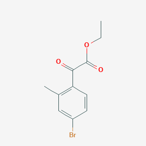 molecular formula C11H11BrO3 B1321108 Ethyl 4-bromo-2-methylbenzoylformate CAS No. 383363-34-6