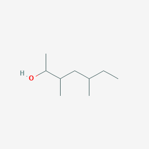 molecular formula C9H20O B13211088 3,5-Dimethylheptan-2-ol 