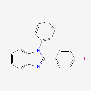 molecular formula C19H13FN2 B1321112 2-(4-氟苯基)-1-苯基-1H-苯并[d]咪唑 CAS No. 2622-70-0