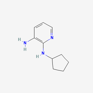 molecular formula C10H15N3 B1321144 N2-Cyclopentyl-2,3-pyridinediamine CAS No. 951523-75-4