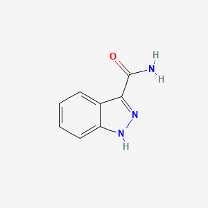 molecular formula C8H7N3O B1321158 1H-Indazole-3-carboxamide CAS No. 90004-04-9