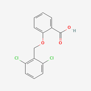 molecular formula C14H10Cl2O3 B1321166 2-[(2,6-Dichlorobenzyl)oxy]benzoic acid CAS No. 360778-49-0
