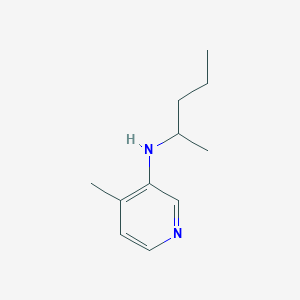 molecular formula C11H18N2 B13211661 4-methyl-N-(pentan-2-yl)pyridin-3-amine 