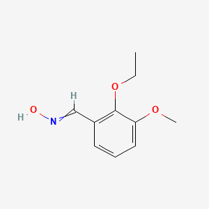 molecular formula C10H13NO3 B1321167 2-Ethoxy-3-methoxybenzaldehyde oxime CAS No. 80364-99-4