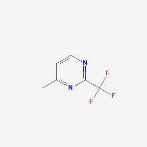 molecular formula C6H5F3N2 B1321189 4-甲基-2-(三氟甲基)嘧啶 CAS No. 1017464-05-9