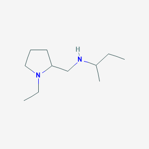 molecular formula C11H24N2 B13211940 (Butan-2-yl)[(1-ethylpyrrolidin-2-yl)methyl]amine 