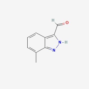 molecular formula C9H8N2O B1321198 7-methyl-1H-indazole-3-carbaldehyde CAS No. 1000340-51-1