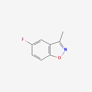 molecular formula C8H6FNO B1321199 5-Fluoro-3-methylbenzo[d]isoxazole CAS No. 1260762-27-3