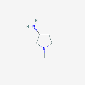 molecular formula C5H12N2 B1321200 (3R)-1-methylpyrrolidin-3-amine CAS No. 457097-75-5