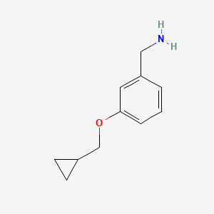 (3-(Cyclopropylmethoxy)phenyl)methanamine