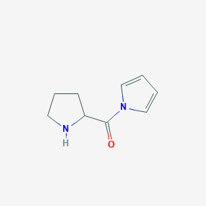 molecular formula C9H12N2O B13212151 1-(Pyrrolidine-2-carbonyl)-1H-pyrrole 