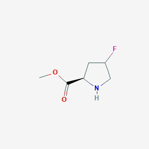 B132122 (2R)-Methyl 4-fluoropyrrolidine-2-carboxylate CAS No. 157543-42-5