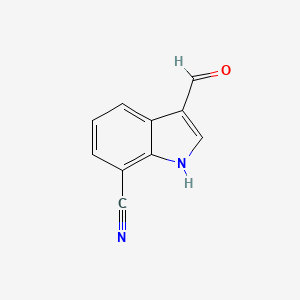 3-formyl-1H-indole-7-carbonitrile